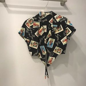Vintage Travel crop shirt